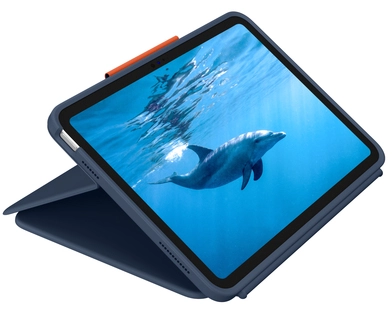 Logitech Rugged Combo 4 Touch Rugged Keyboard/Cover Case (Folio) for 27.7 cm (10.9") Apple iPad (10th Generation) Tablet