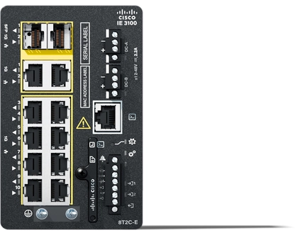 IE3100 w/8GE Copper 2GE Combo Fxd sys Nw