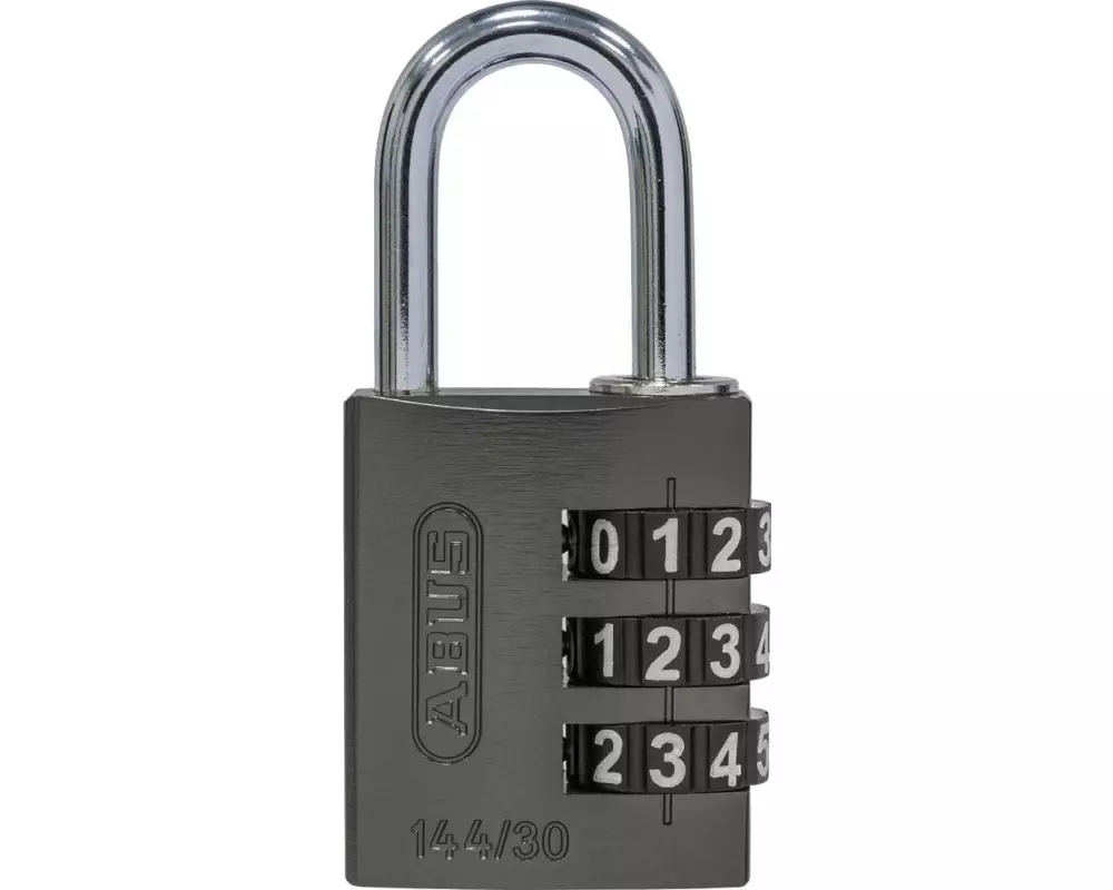 Abus Zahlenschloss 144/30 B/DFNLI Titanium Aluminium