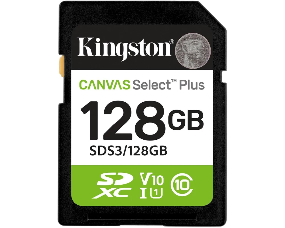 Kingston SDXC-Karte Canvas Select Plus Gen3 128 GB