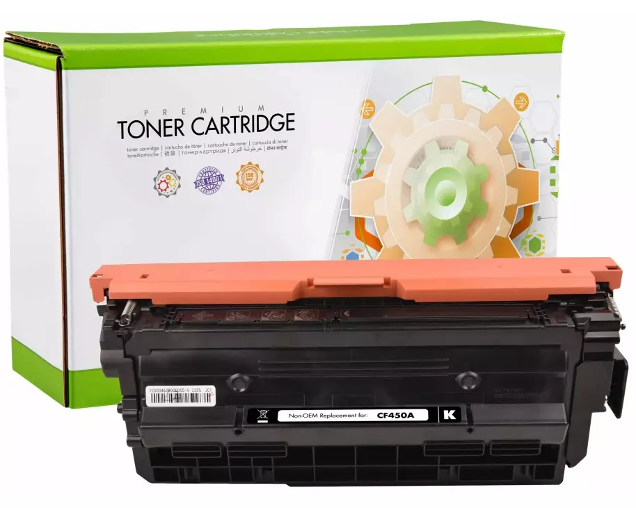 STATIC Toner cartridge compatible with HP CF450A black remanufactured 12.500 pages