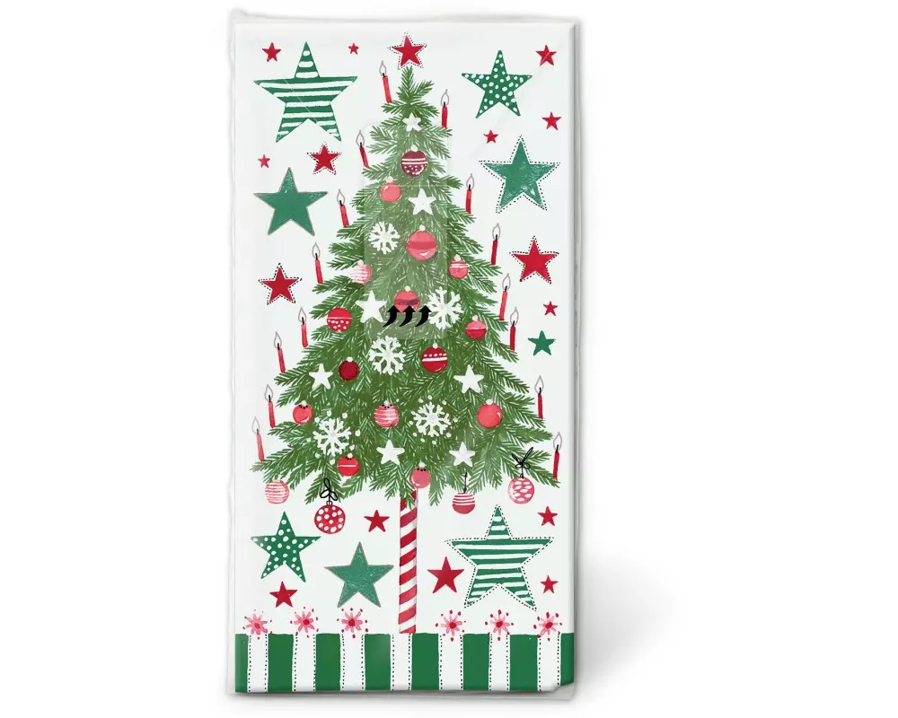 Paper + Design Taschentücher Tannenbaum 1 Päckchen à 10 Taschentücher