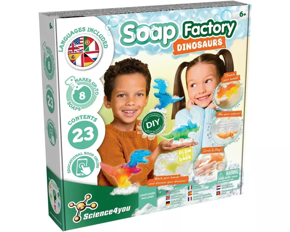 Science4you Experimentierkasten Soap Factory Dinosaurs