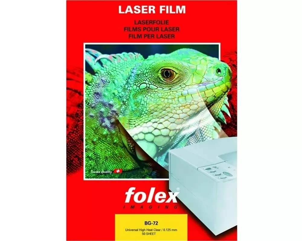 Folex Projektionsfolie BG-72 A3, 50 Stück, Transparent