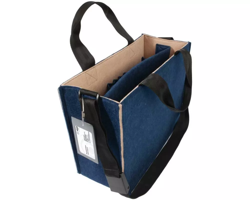 Sigel Desk Sharing Bag Bicolor M, blau/beige 15.4"