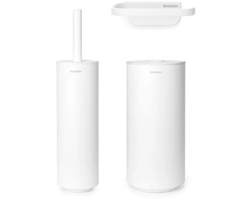 Brabantia Badezimmerzubehör Mindset 3teilig, Weiss
