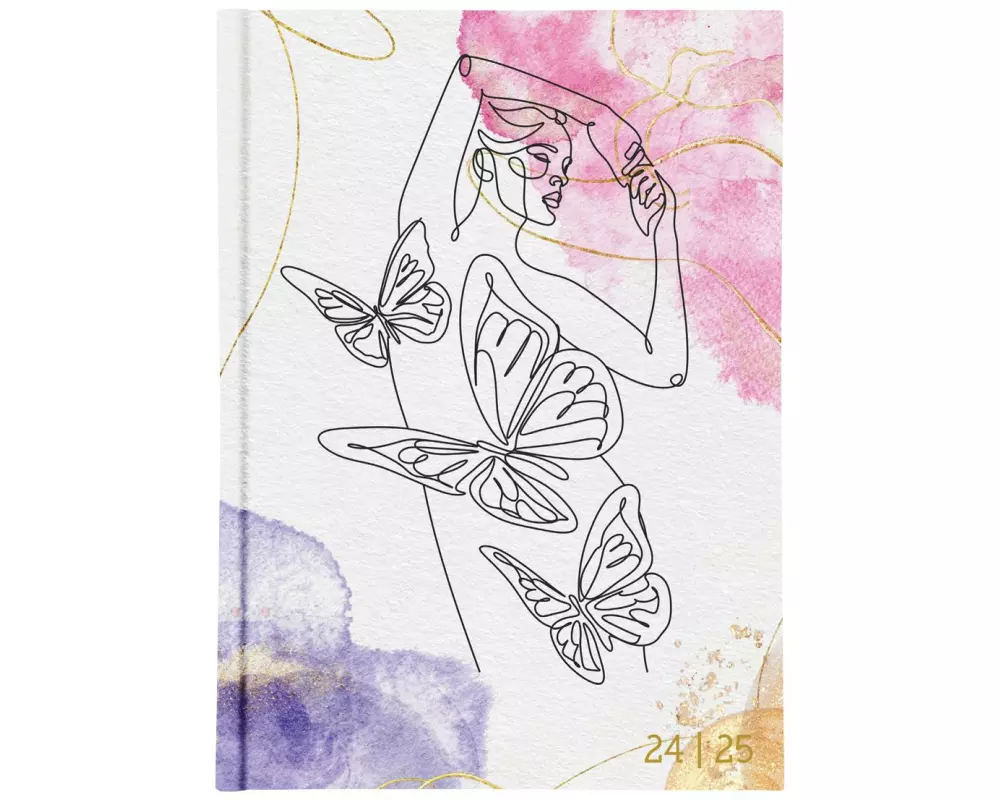 Biella Schüleragenda Mydiary Women 24/25 FSC, 1T/1S, 12 x 16.5 cm