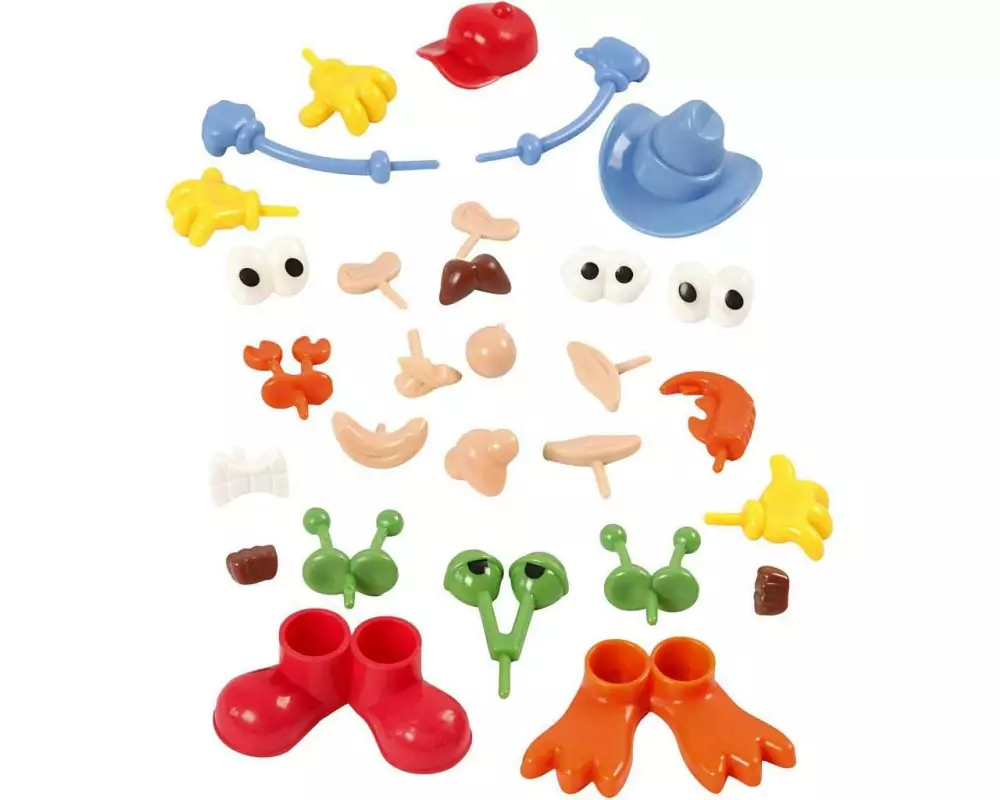 Creativ Company Körperteile 0.8-6.8 cm aus Modelliermasse