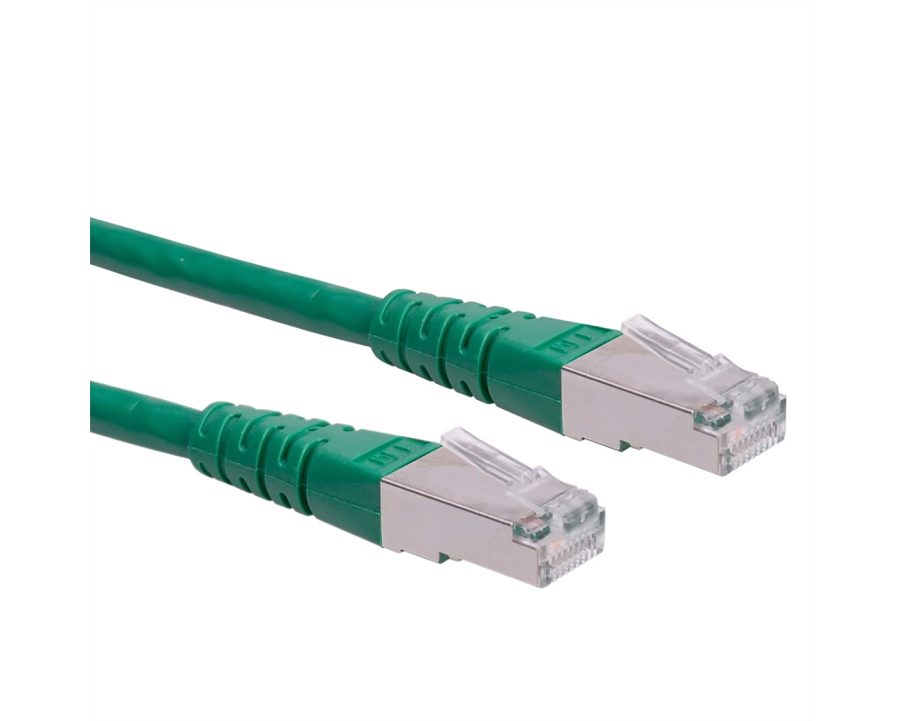 ROLINE Patchkabel Cat.6 (Class E) S/FTP (PiMF), grün, 7 m