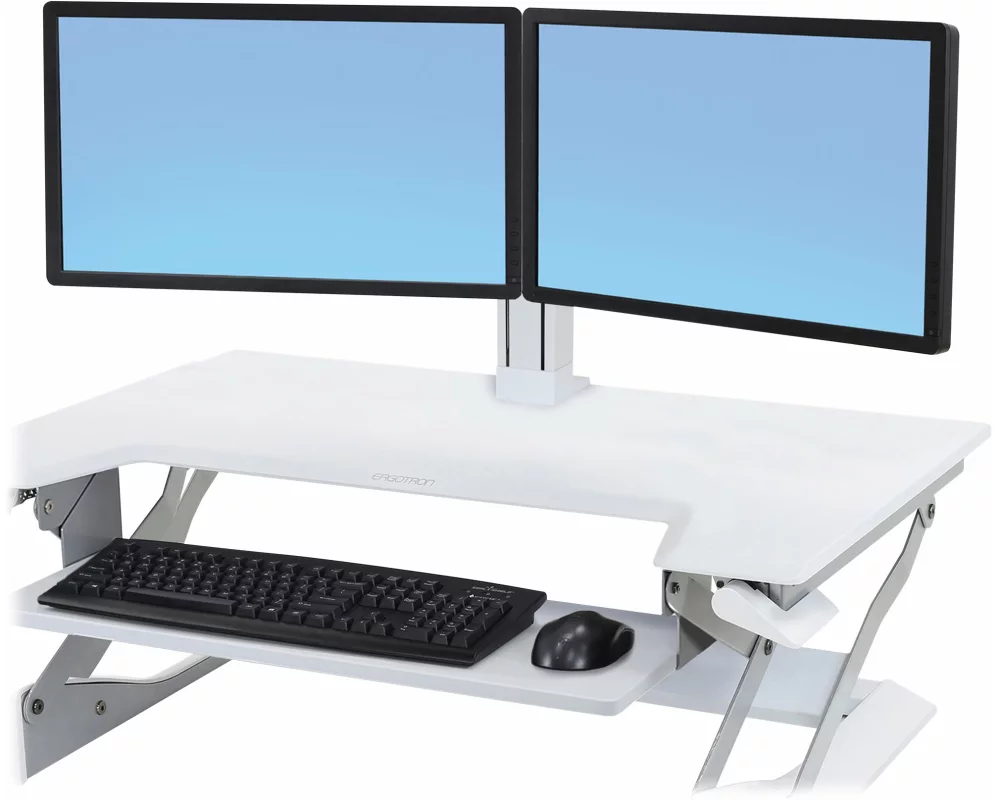 ERGOTRON dual monitor Kit, WorkFit, white