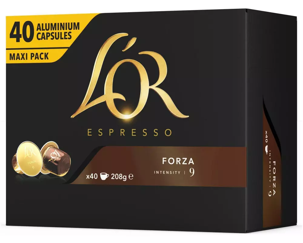 L'Or Kaffeekapseln Espresso Forza 40 Stück