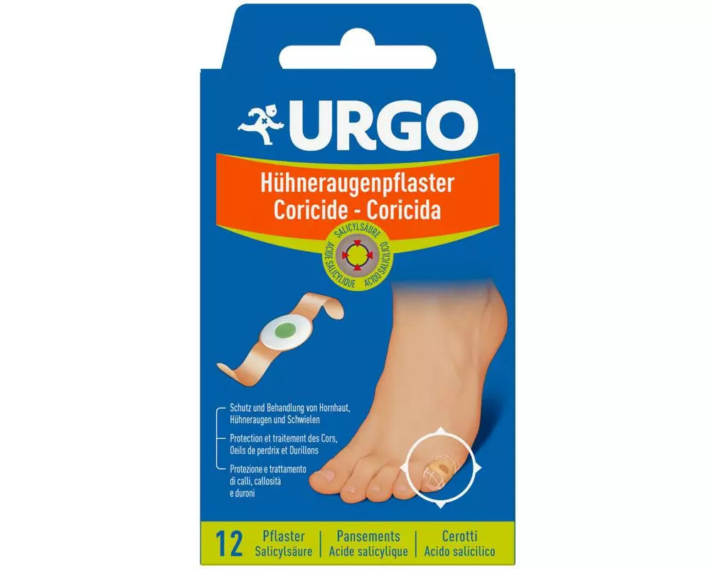 Urgo Hühneraugenpflaster mit Salicylsäure 12 Stk