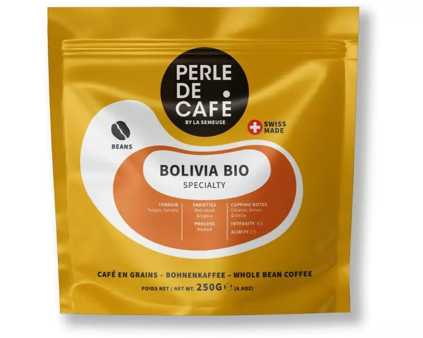 PERLE DE CAFÉ Kaffeebohnen Bolivia Bio 250 g