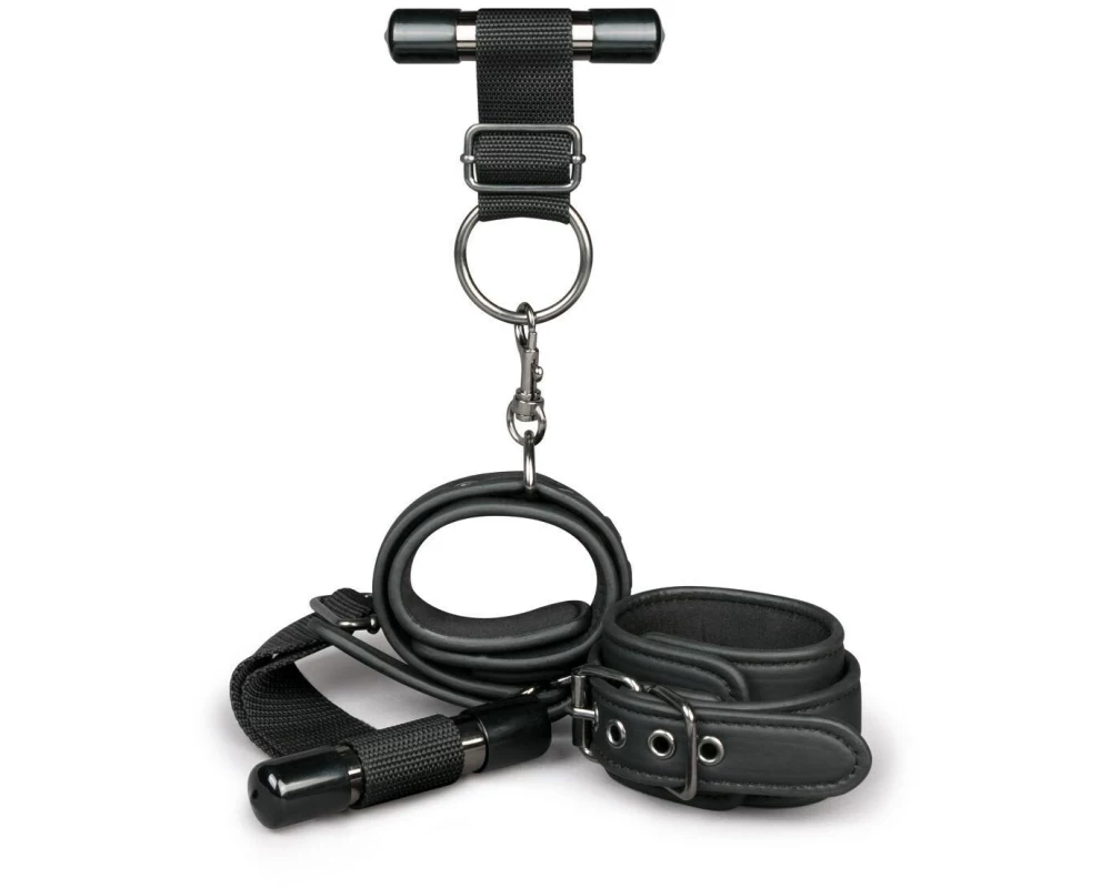 Easytoys Fetish Collection Over the Door Wrist Cuffs Schwarz