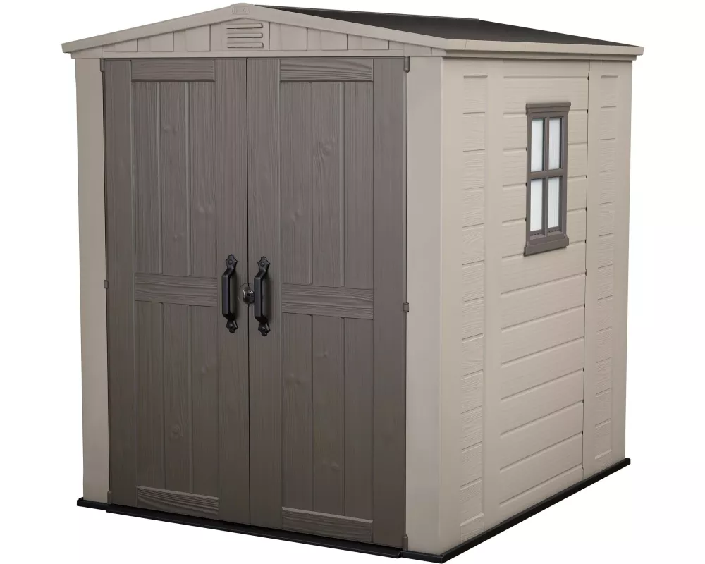 Keter Gartenhaus KST-Haus Factor 6 x 6 KK, Taupe / Beige