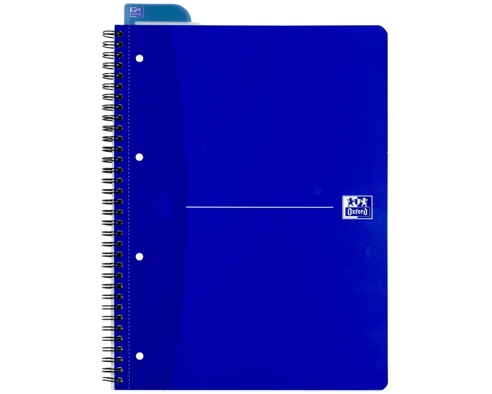 Oxford Notizheft Collegeblock Essential, A4 +, Kariert, Blau