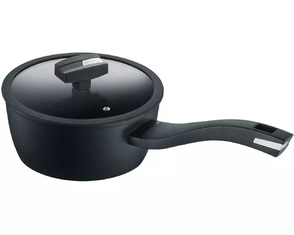 Berndes Stieltopf Enduro 16 cm, mit Glasdeckel