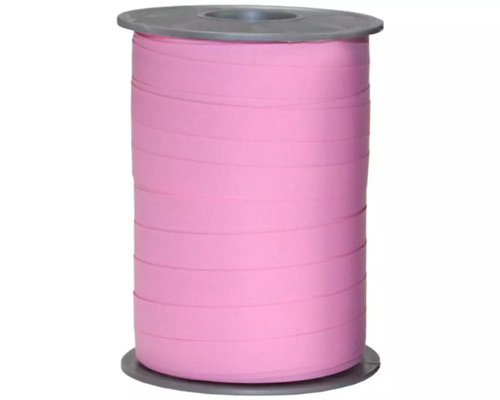 Pattberg Geschenkband Opak Matt 1 cm x 200 m, Hellrosa