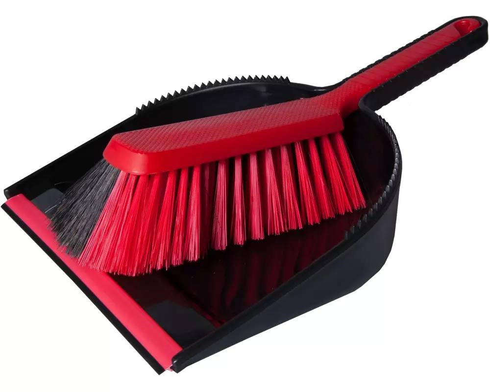 Edi Baur Kehrgarnitur Heavy duty Rot/Schwarz