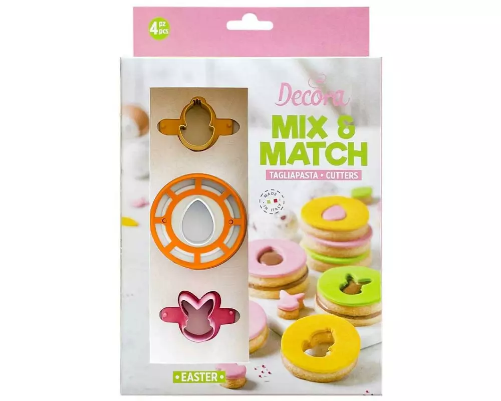 Decora Guetzli-Ausstecher Mix and Match – Ostern «Spitzbuben»