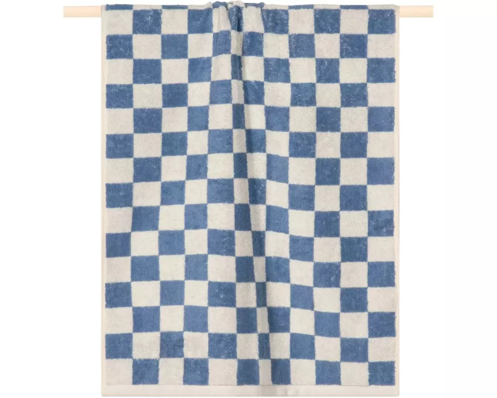 pad Handtuch Chess 50 x 100 cm, Blau
