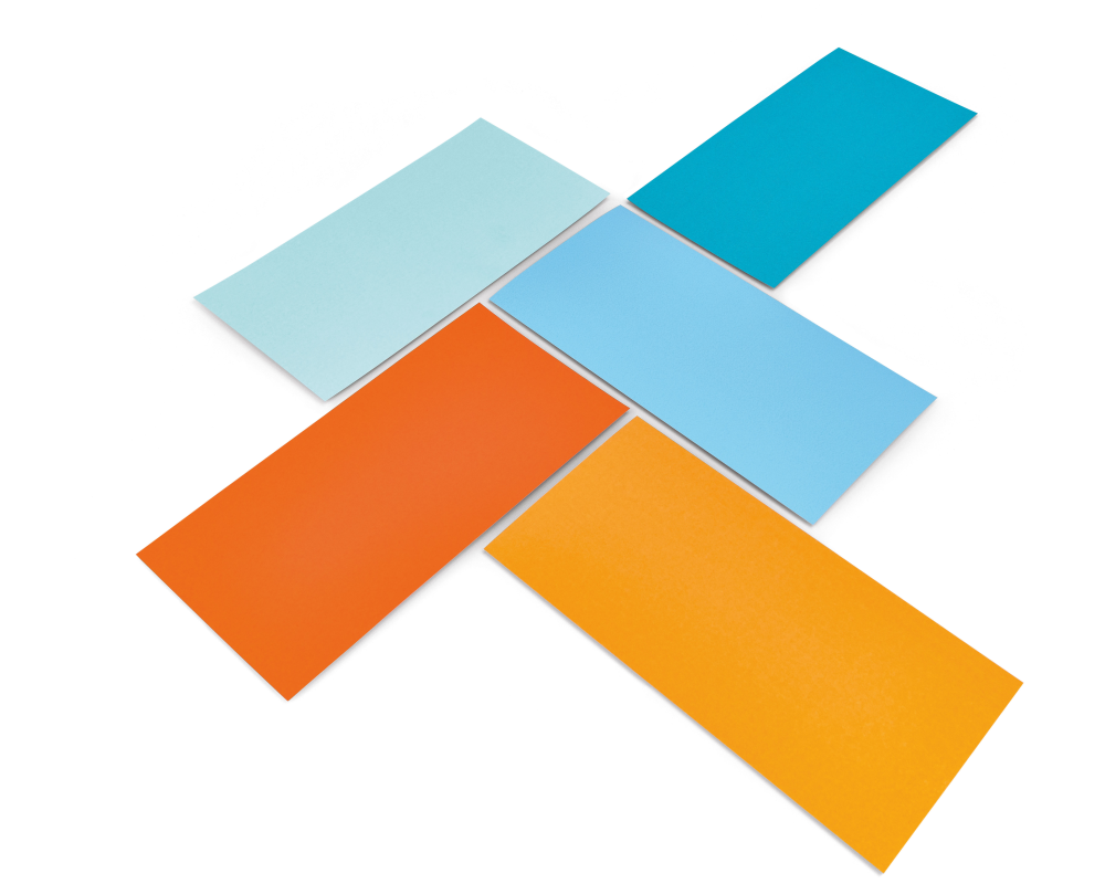 MAGNETOPLAN Kommunikations-Karten 20x10cm 112501550 Set Sea Dusk ass. 250 Stück