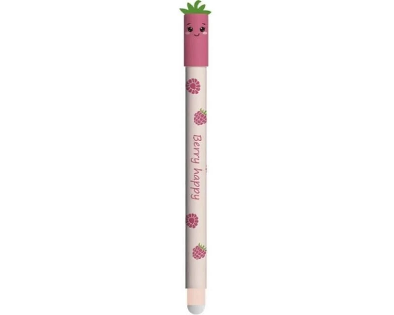 Eberhard Faber Gelschreiber Fruity Erase it! Himbeer 0.7 mm, Blau