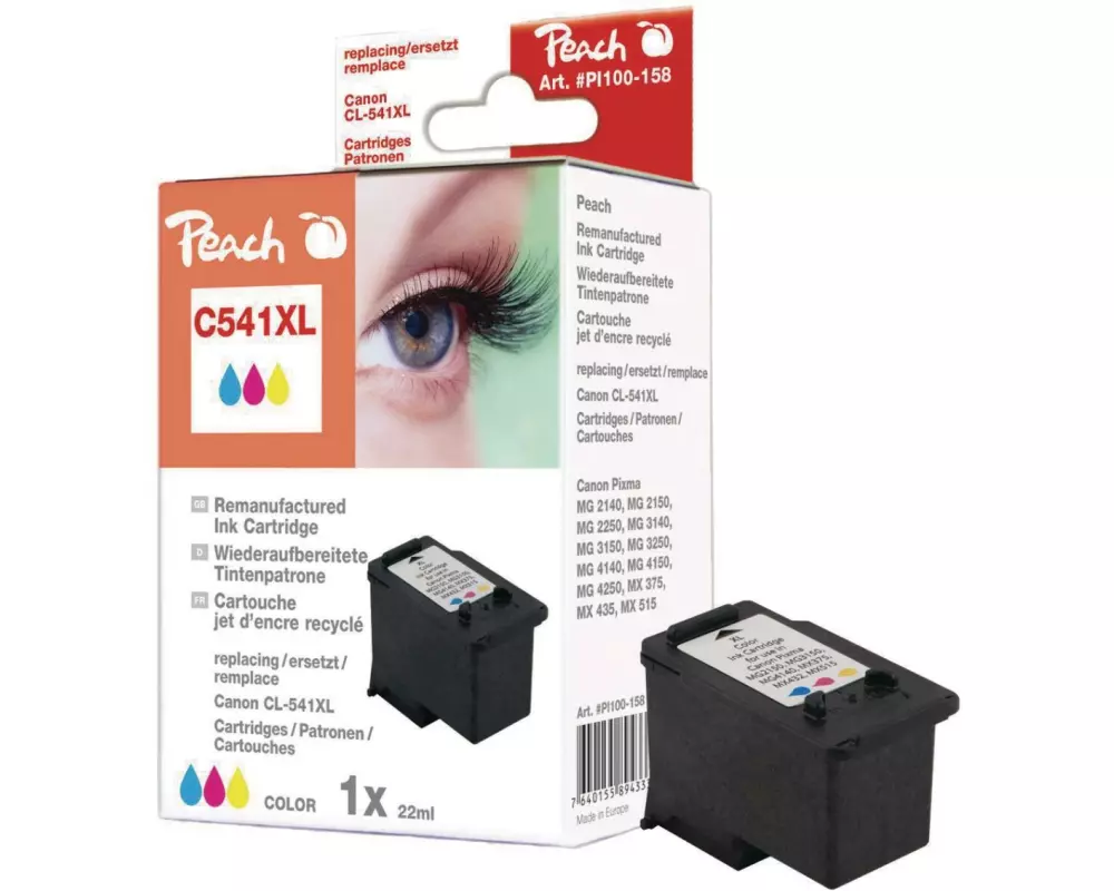 Peach Druckkopf Canon CL-541XL C, M, Y