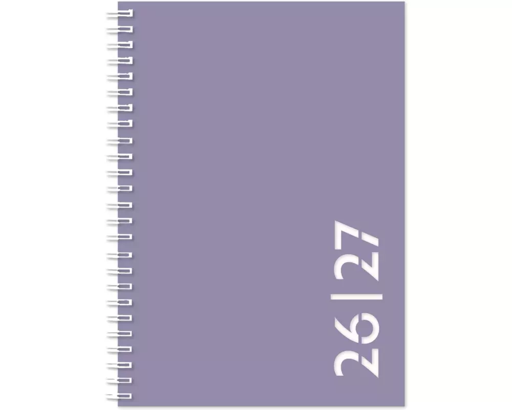 Simplex Schulagenda Colors Weekly A6 2026/2027, Lavendel