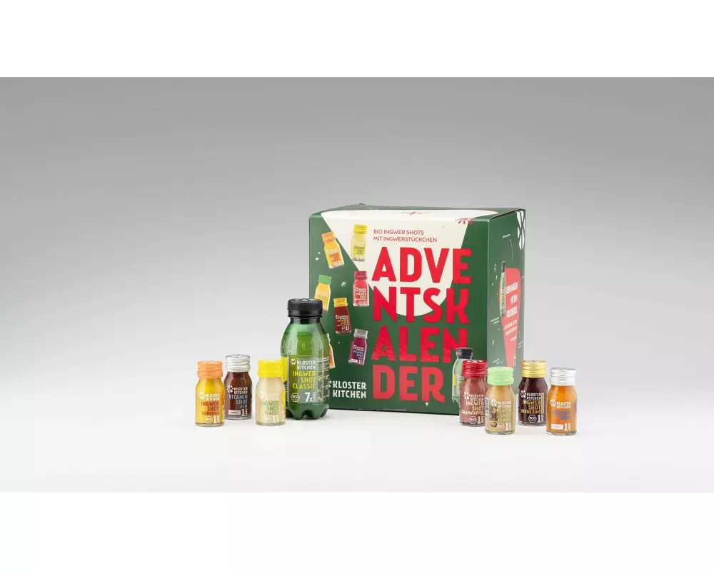 Kloster Kitchen Adventskalender Ingwershot BIO