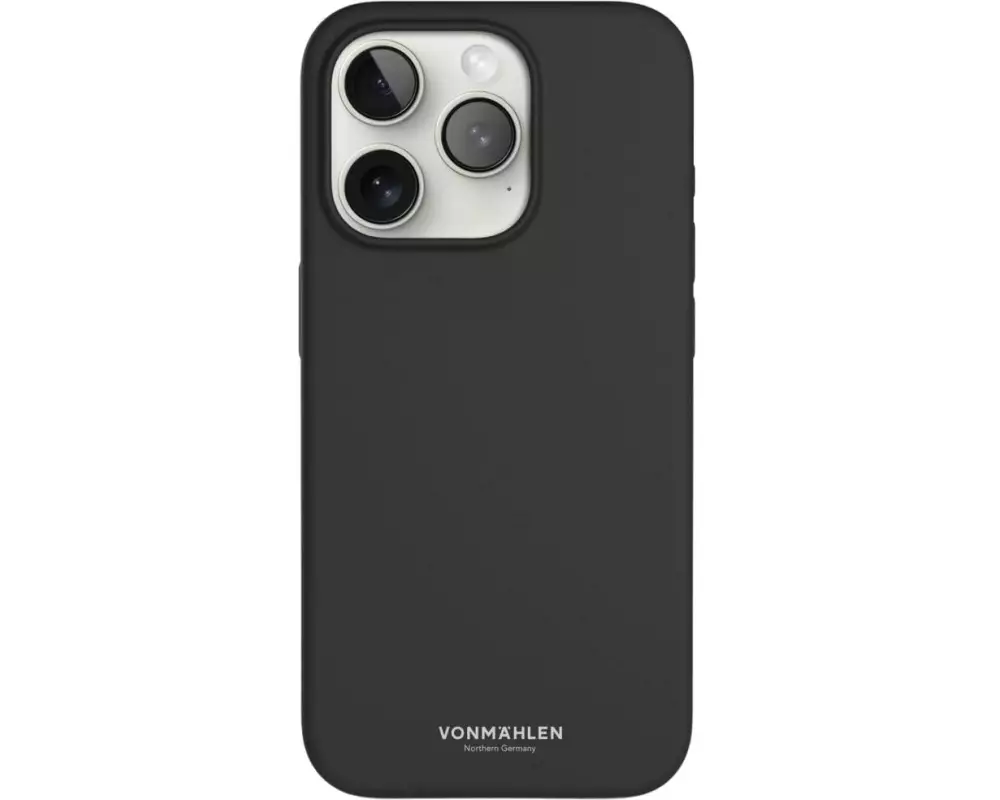 Vonmählen Back Cover Eco Silicone iPhone 15 Pro Black