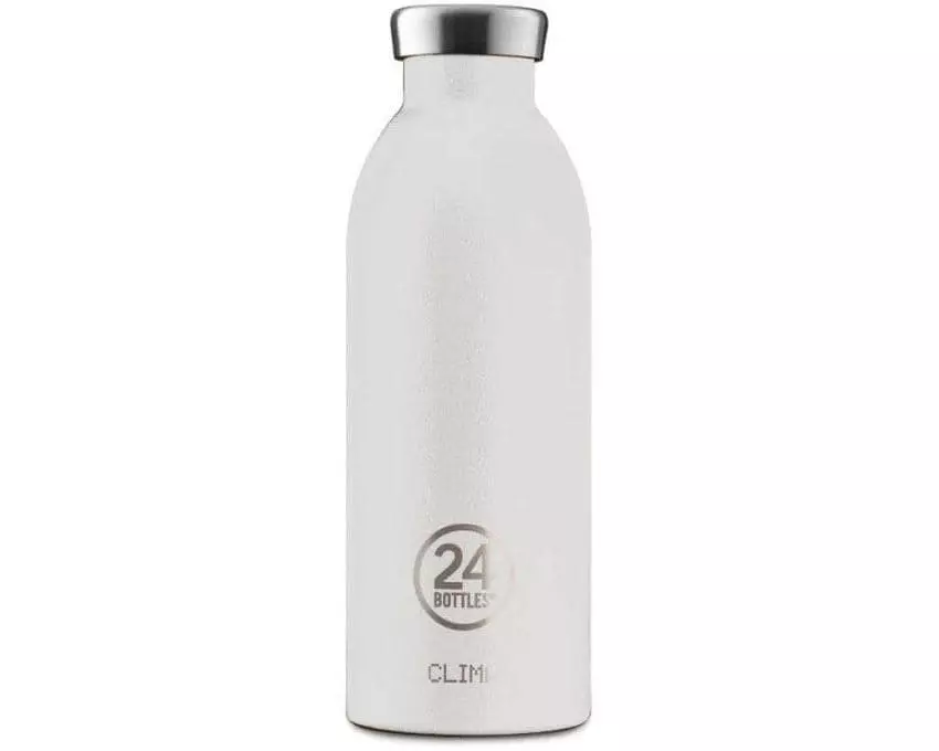 24Bottles Thermosflasche Clima 500 ml, Arctic White
