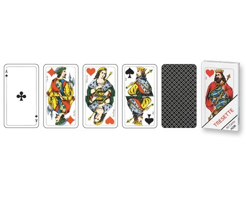 AGMÜLLER Spielkarten 106601224 Tresette Ornament, Vollcellux