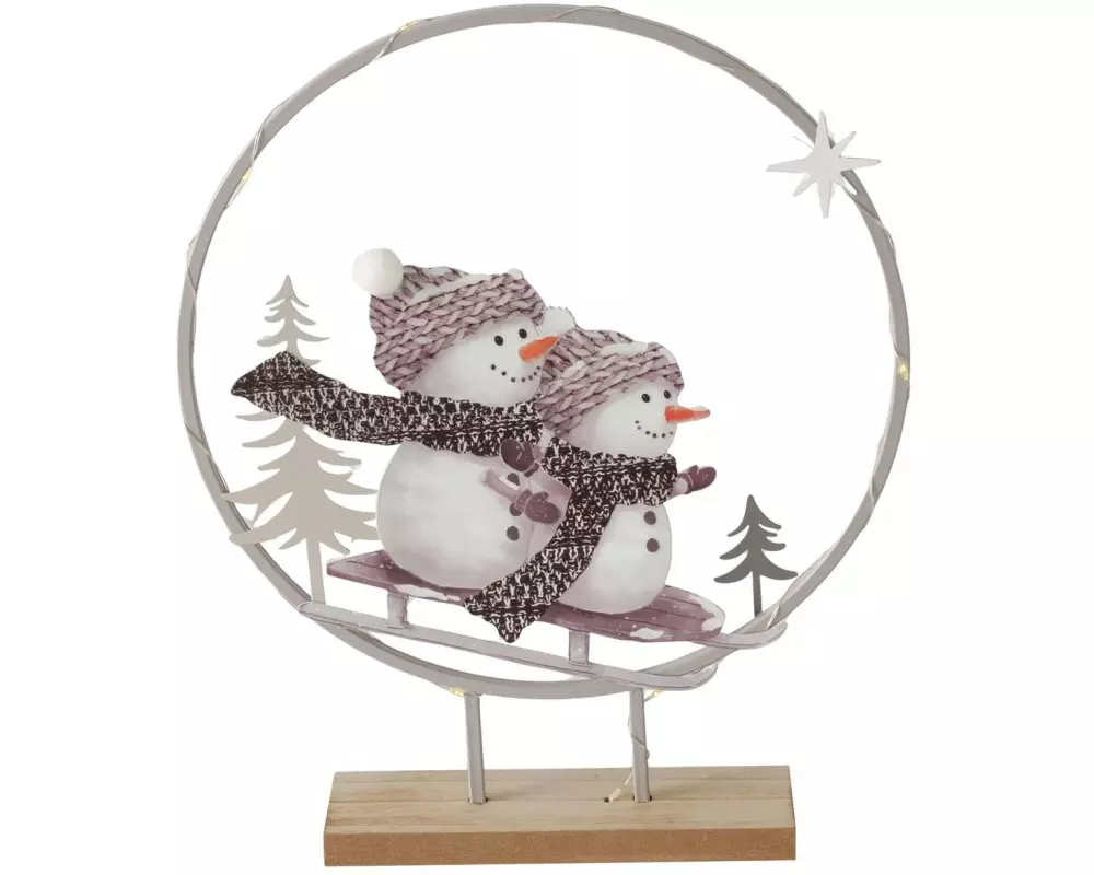 Boltze Aufsteller Frosty MDF/Eisen, 36 cm