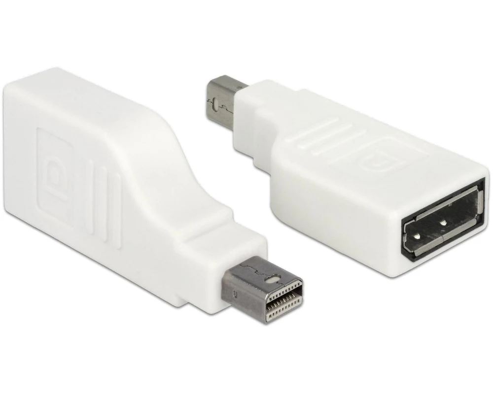 Delock Adapter Mini-DisplayPort – DisplayPort gedreht, Weiss