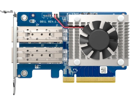 Dual-port SFP+10GbE network expansion