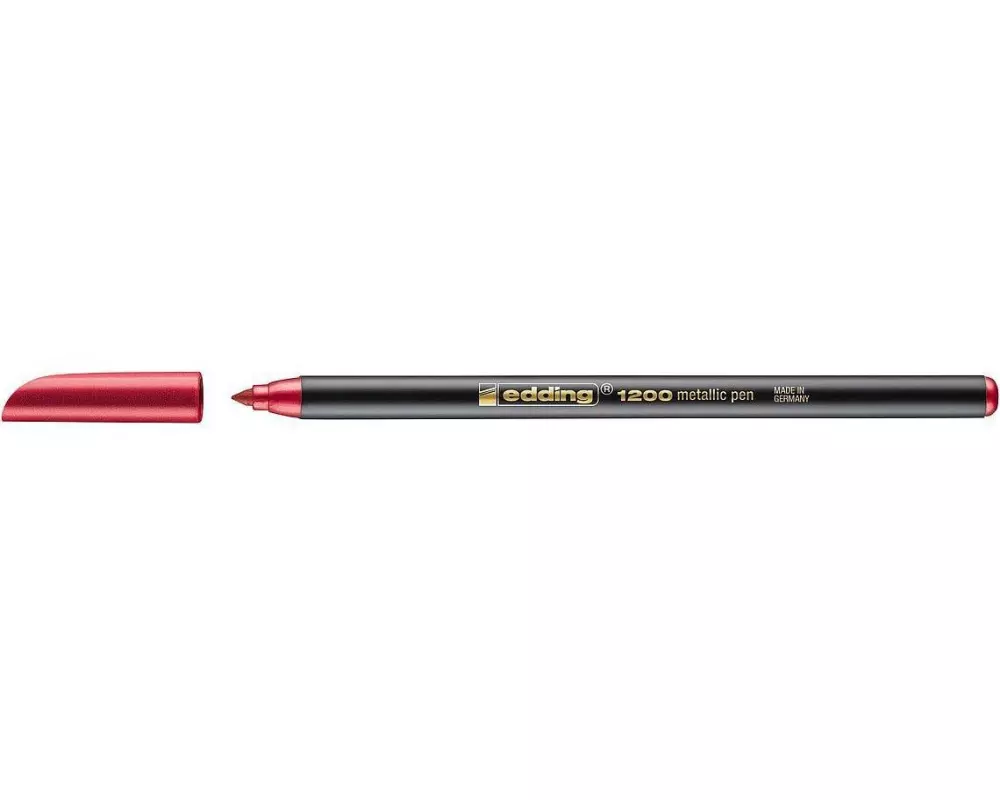 edding Fasermaler 1200 Rot metallic