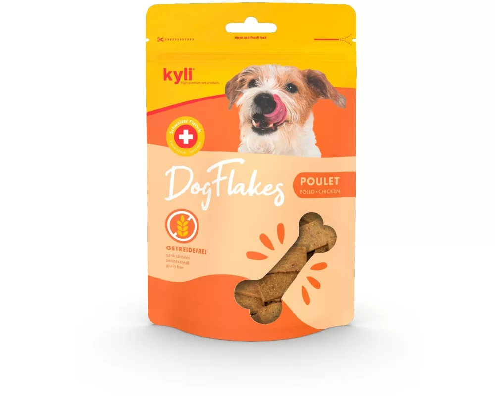 kyli Leckerli DogFlakes Poulet, 100 g