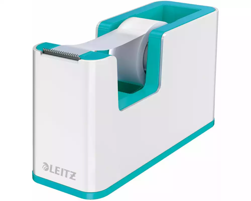 Leitz Tischabroller Duo Colour Weiss/Eisblau
