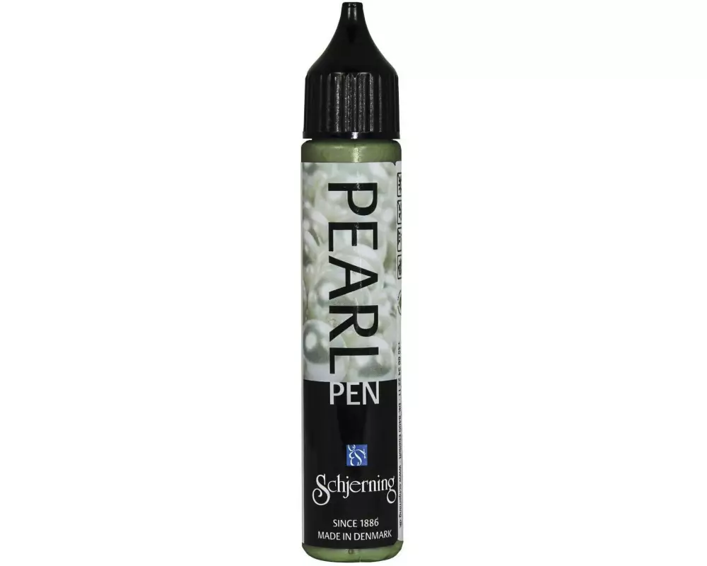 Schjerning Perlentropfenfarbe Pearl Pen 28 ml, Khaki