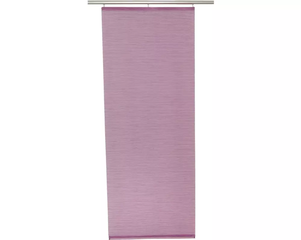 Hubatka Flächenvorhang Uni 60 cm x 240 cm, Lila