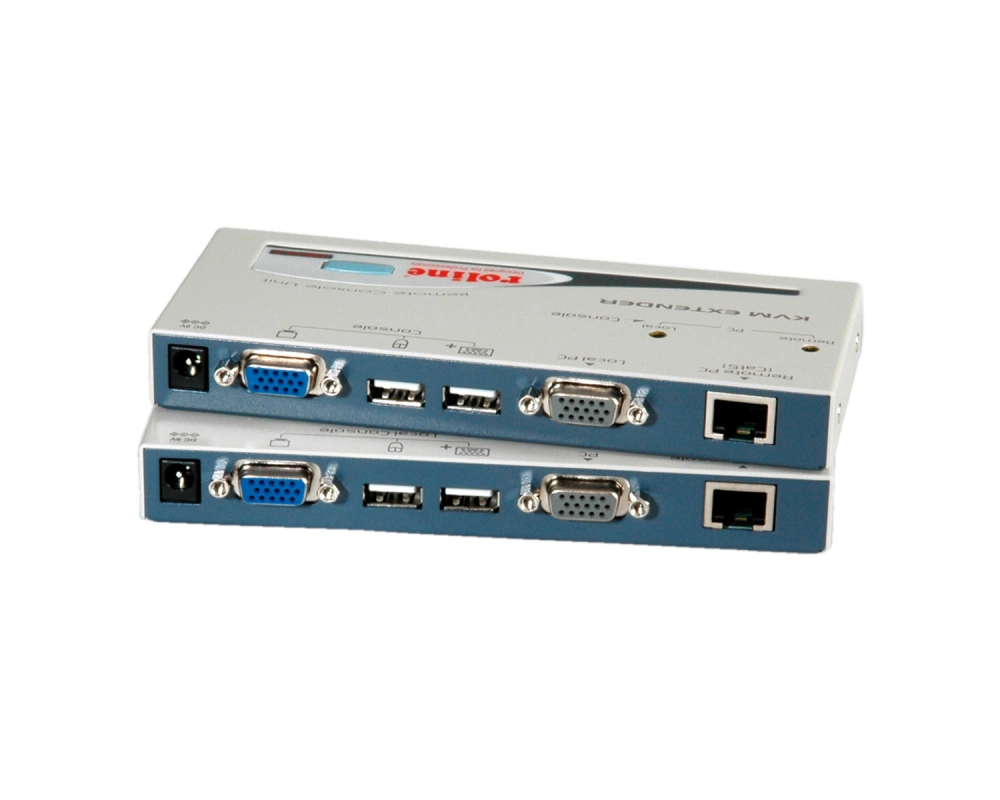 ROLINE Smart KVM Verlängerung über RJ-45, VGA, USB