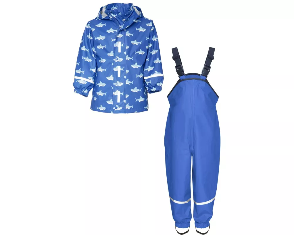 Playshoes Regenbekleidungsset Hai Gr. 104