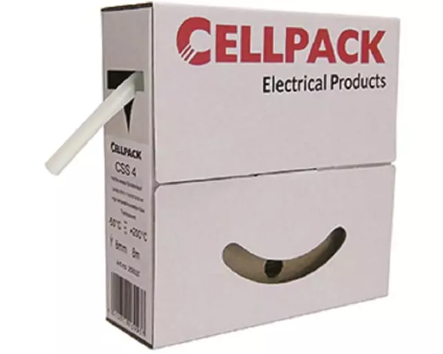 Cellpack AG Hochtemperatur-Schlauch 8 m x 10 mm, Transparent