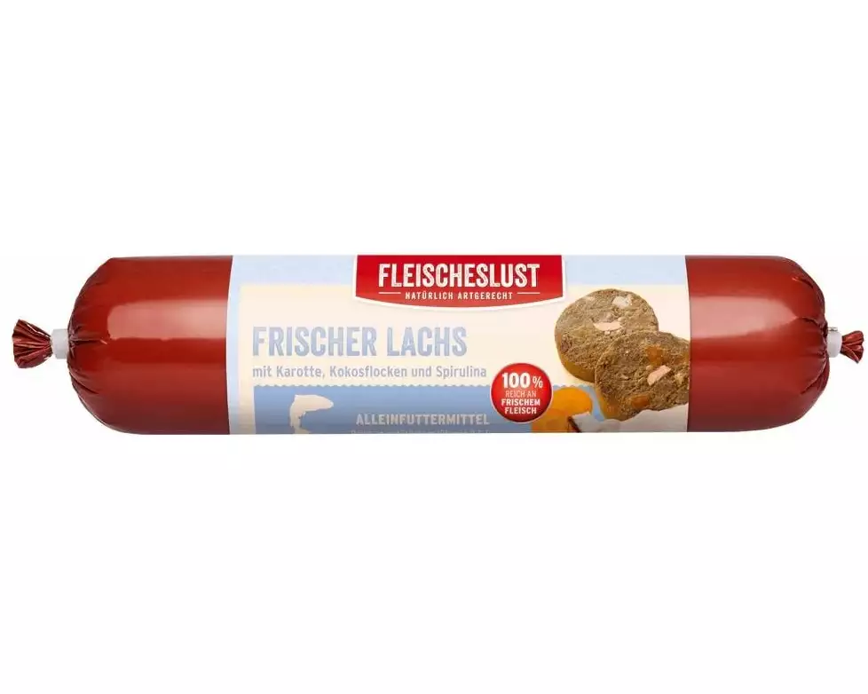 Fleischeslust Nassfutter Classic Frischer Lachs, 400 g