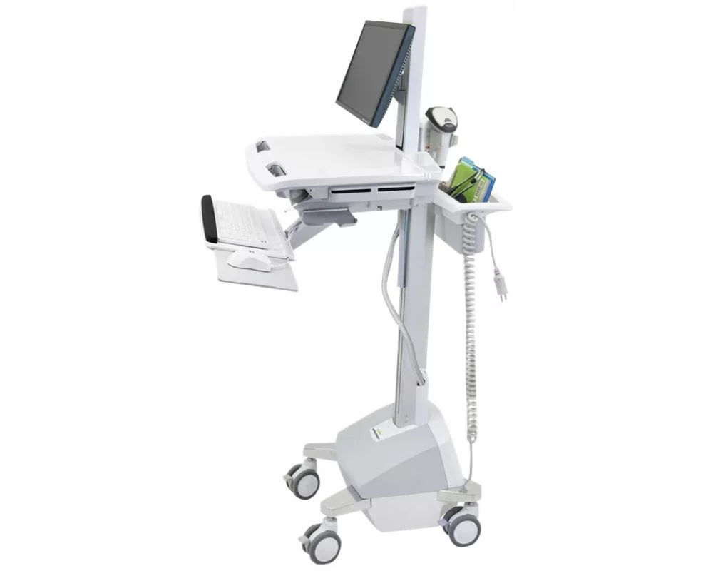 ERGOTRON StyleView Fahrwagen mit LCD-Gelenk Stromversorgung LiFe LCD bis 61cm 24Zoll max.14kg. neigen schwenken drehen bis 63cm