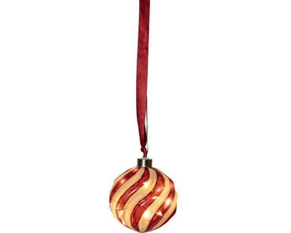 Star Trading Bauble Polka LED, Glas, IP20, Indoor