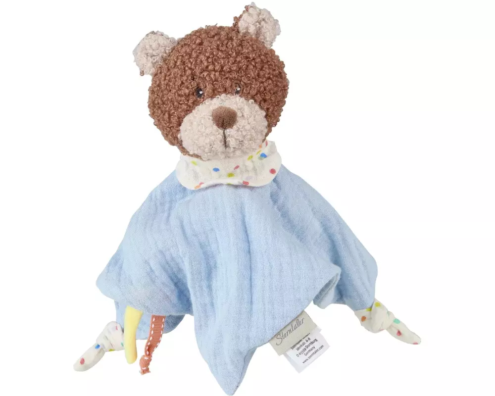 Sterntaler Schmusetuch S Bär Bob Eisblau