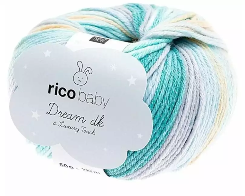 Rico Design Wolle Baby Dream dk 50 g, Türkis mix