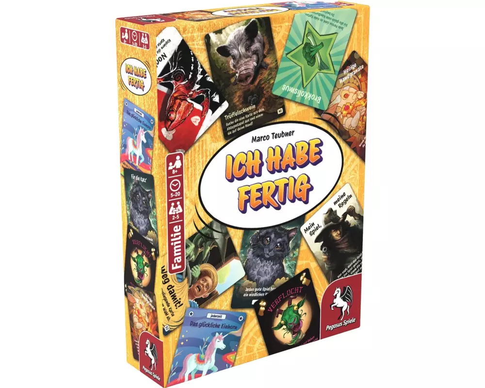 Pegasus Spiele Kartenspiel Ich habe fertig -DE-